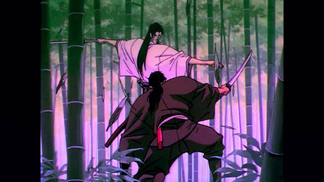 Man sword bamboo forest man free wallpaper - medium preview image