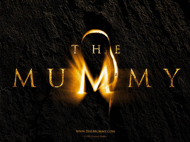 Mummy logo dark background light free wallpaper - medium preview image