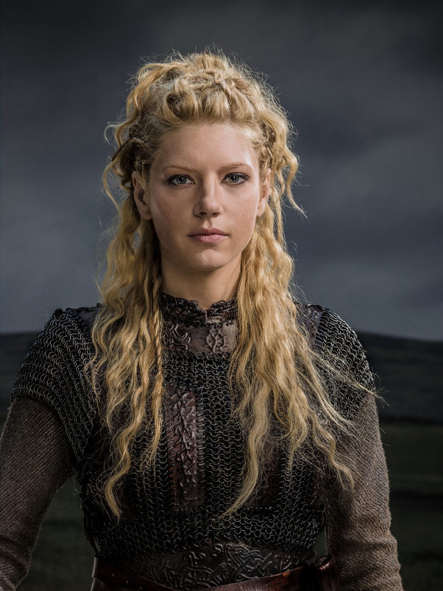 Woman blonde chainmail dress field free wallpaper - medium preview image