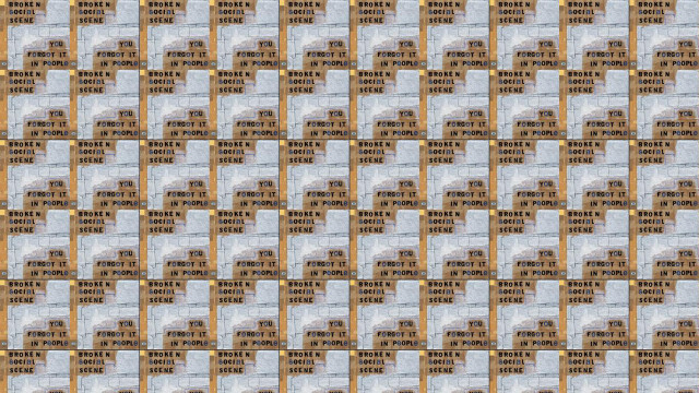 Squares brown border blue border free wallpaper - medium preview image