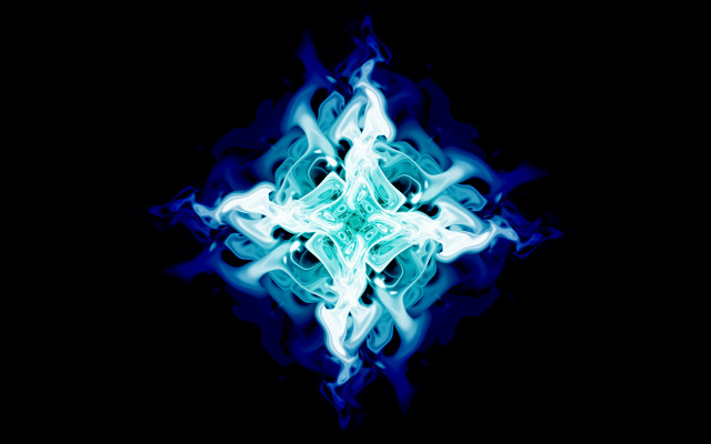 Blue white abstract design black #3 free wallpaper - medium preview image