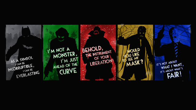 Batman characters series of posters free wallpaper - medium preview image