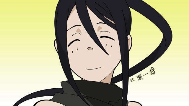 Aya goda black hair yellow free wallpaper - medium preview image