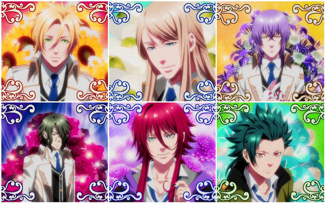Anime characters colored hair styles free wallpaper - medium preview image