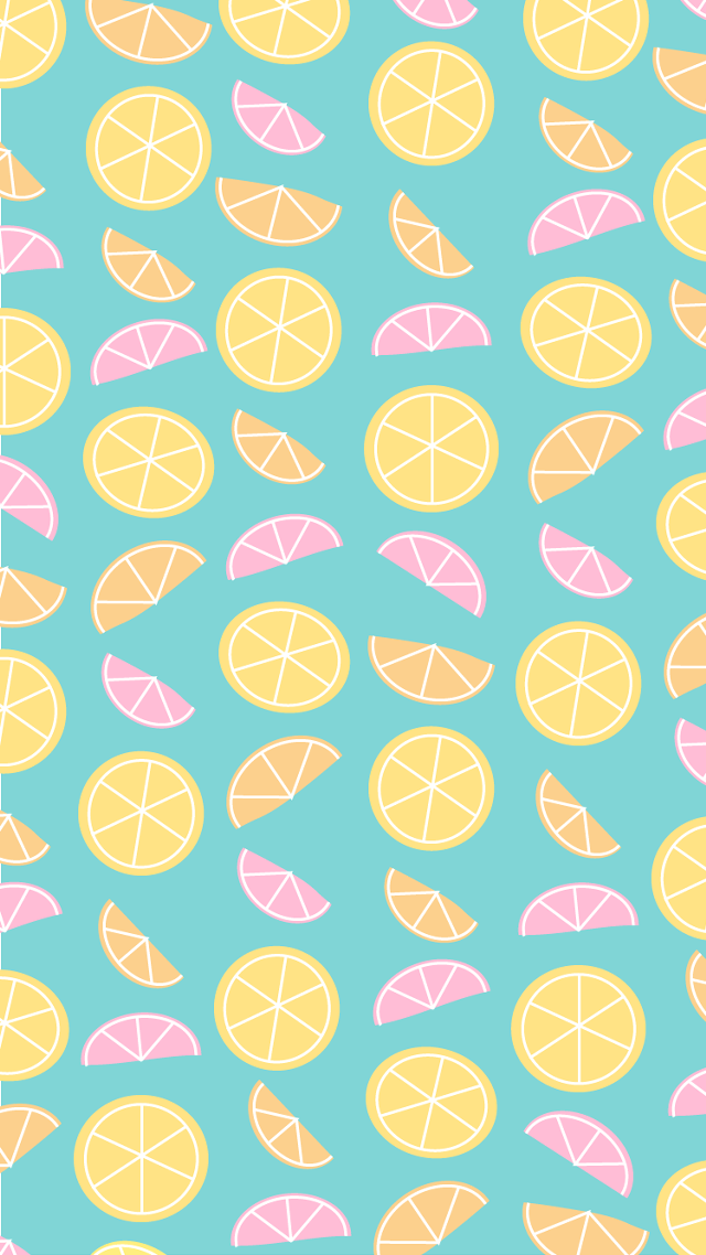 Oranges blue background pink yellow free wallpaper - medium preview image
