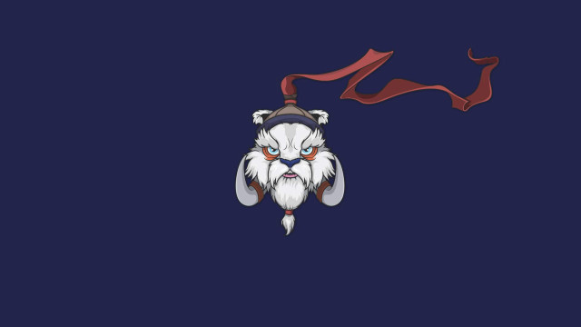 Cartoon character flying red scarf free wallpaper - medium preview image