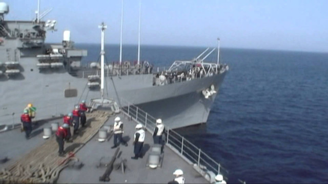 Large ship crowded deck people free wallpaper - medium preview image