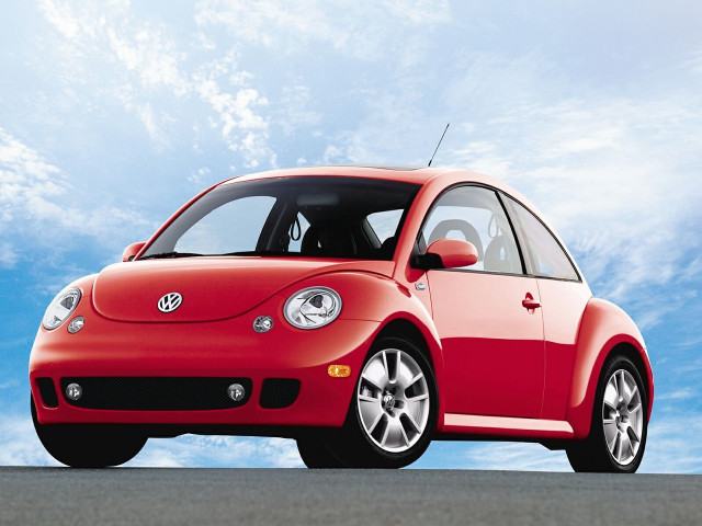 Red car parked road blue free wallpaper for desktop - medium preview image