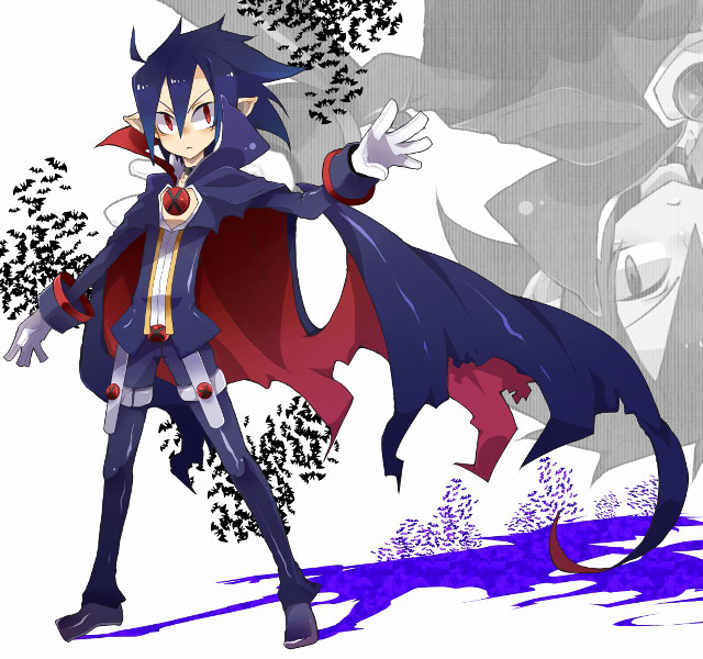 Cartoon character cape sword demon free wallpaper - medium preview image