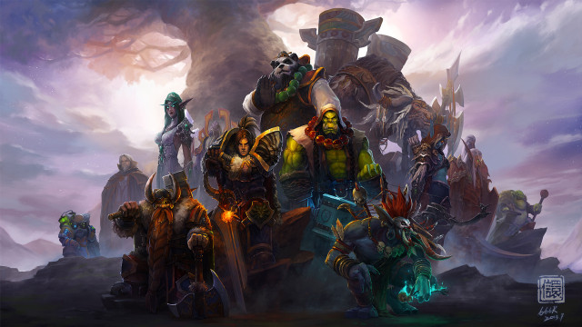 Group people giant robot field free wallpaper for desktop - medium preview image