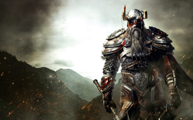 Man armor walking field grass free wallpaper - medium preview image