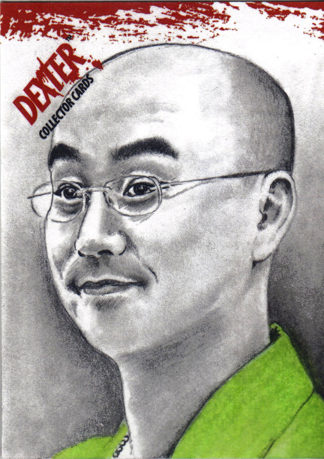 Man glasses green shirt drawing free wallpaper - medium preview image