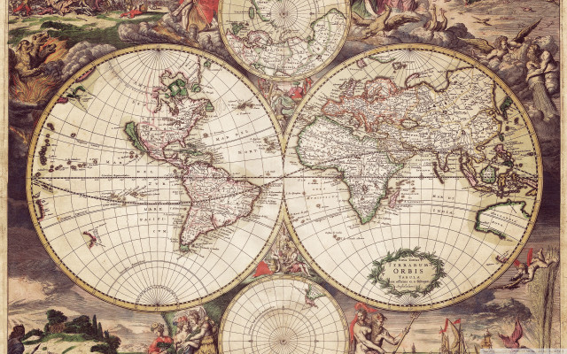 World map countries major cities #3 free wallpaper - medium preview image