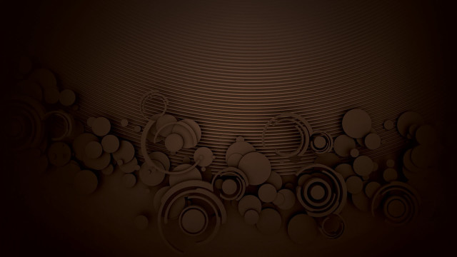 Brown background circles lines pattern free wallpaper - medium preview image