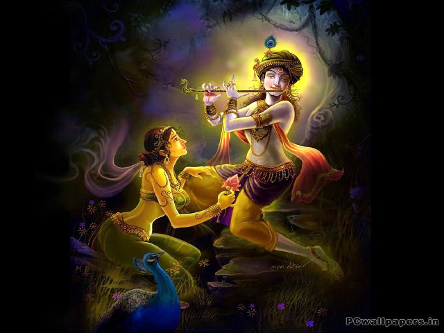 Woman playing flute man costume #2 free wallpaper - medium preview image