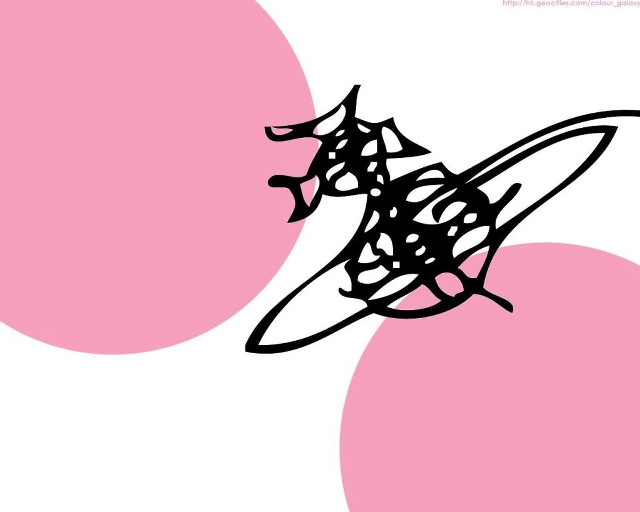 Surfboard black white drawing pink free wallpaper - medium preview image