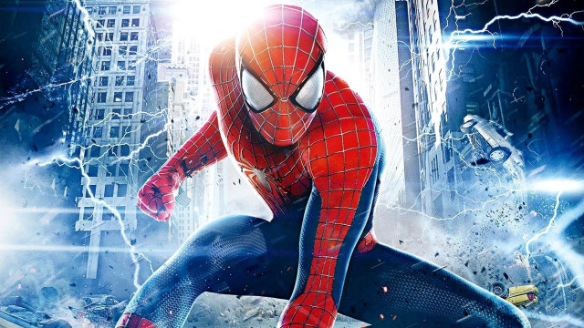 Spider man suit city lightning free wallpaper - medium preview image