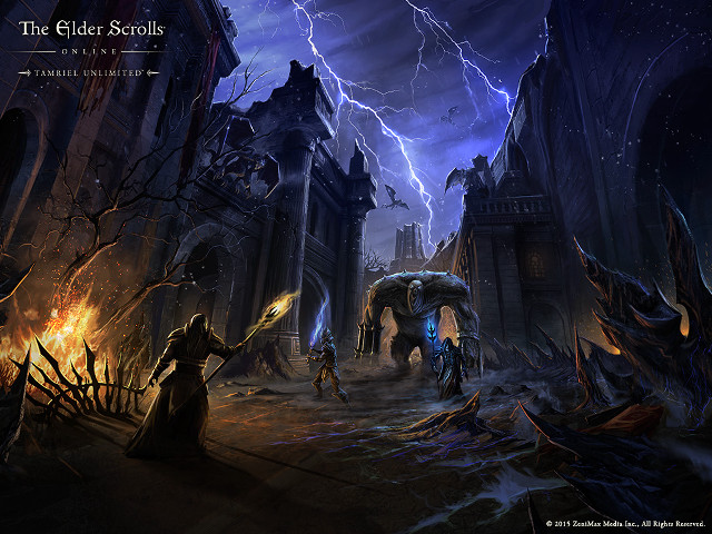 Man sword dark alley elephant free wallpaper - medium preview image