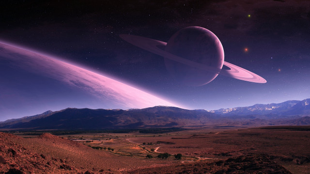 Distant planet distant star background free wallpaper - medium preview image