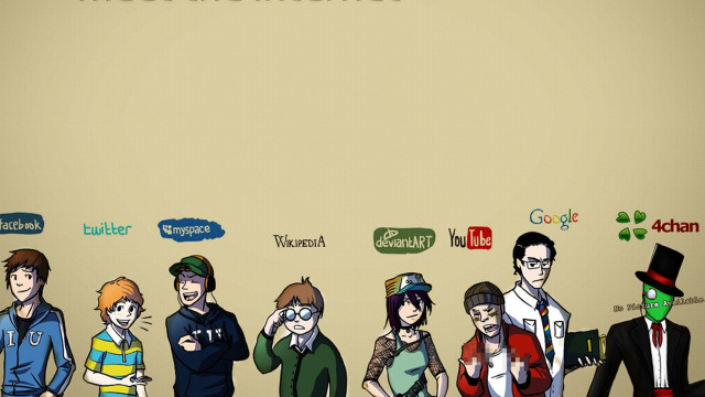 Group people wall message meet free wallpaper - medium preview image