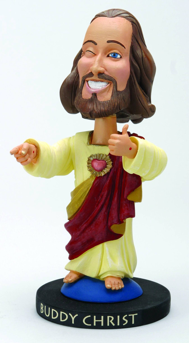Statue man beard yellow robe free wallpaper - medium preview image