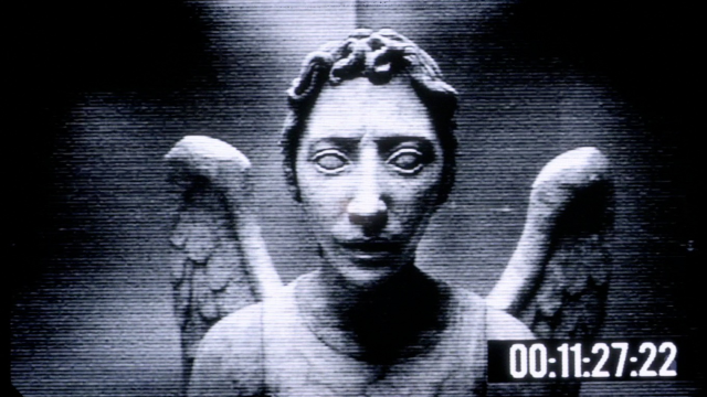 Angel statue cross dark clarice free wallpaper - medium preview image