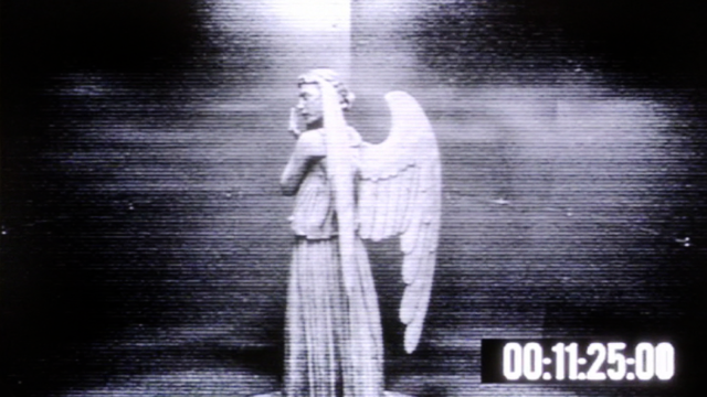 Woman white angel dark room free wallpaper - medium preview image