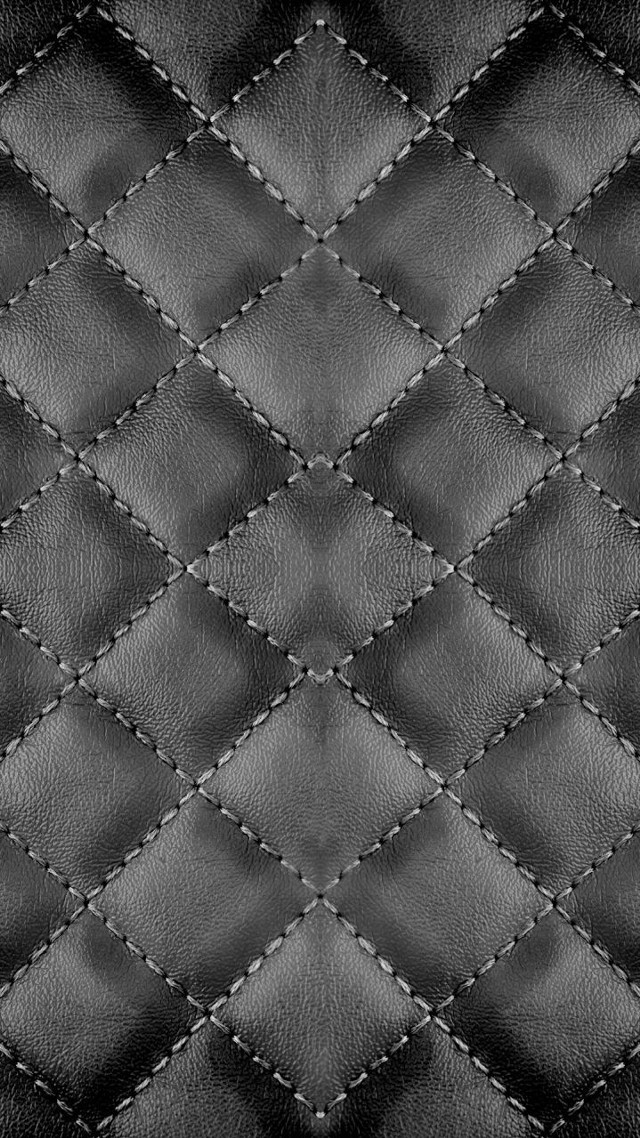 Black leather texture diamond pattern #2 free wallpaper - medium preview image