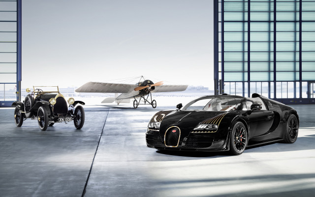Buggy car parking lot plane free wallpaper - medium preview image