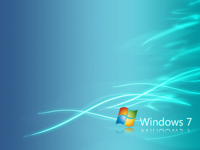 Blue wallpaper window7 logo water free wallpaper - medium preview image