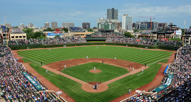 Baseball field crowd stands game #2 free wallpaper - medium preview image