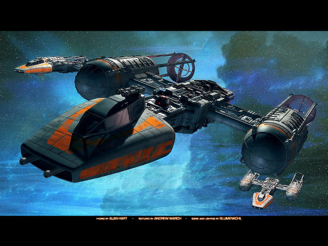 Spaceship flying galaxy stars planets #4 free wallpaper - medium preview image