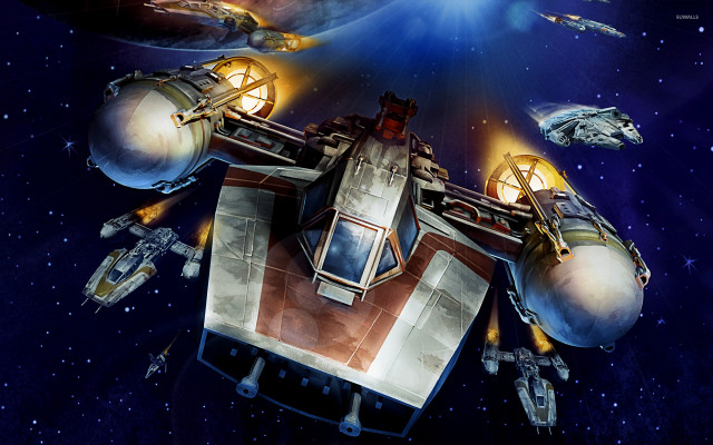 Spaceship bright lights background other free wallpaper - medium preview image