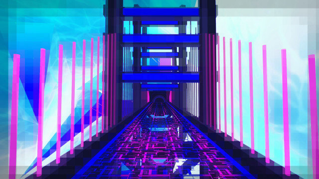 Train track tower sky clouds free wallpaper - medium preview image