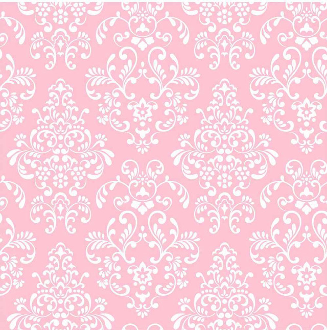 Pink white floral wallpaper design #2 free wallpaper - medium preview image