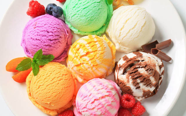 Ice cream plate berries spoon #2 free wallpaper - medium preview image