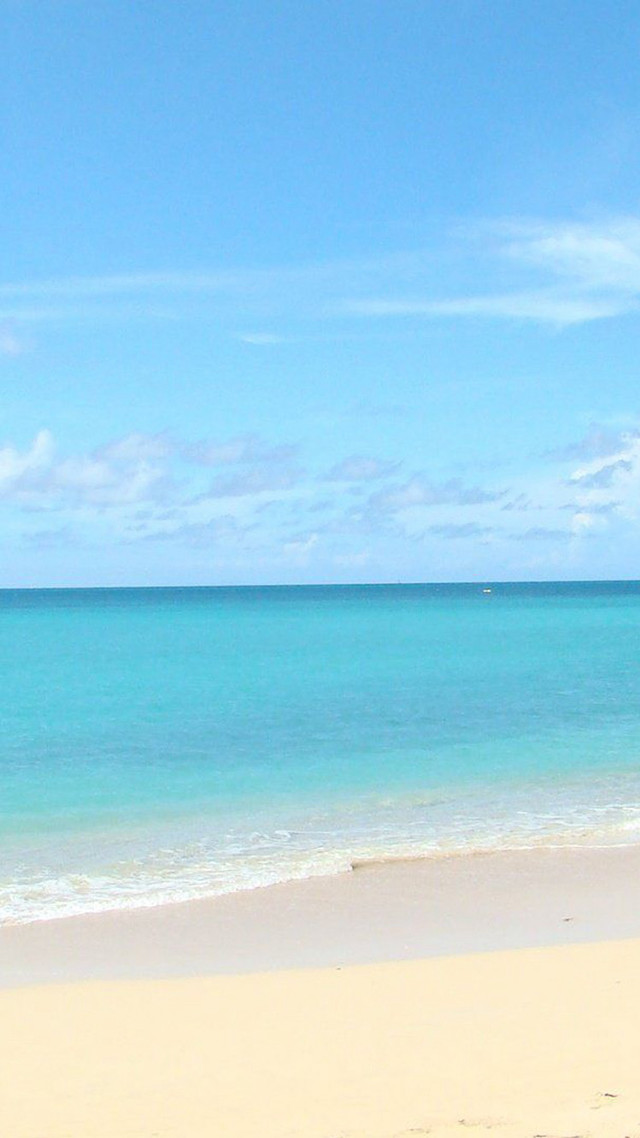 Person walking beach surfboard ocean free wallpaper - medium preview image