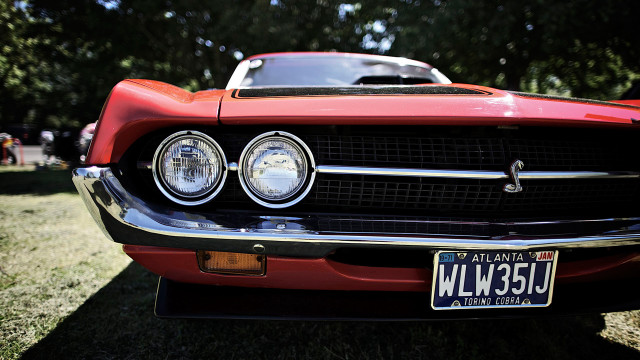 Red car license plate parked free wallpaper - medium preview image