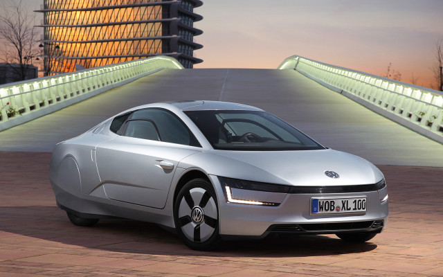 Silver car brick road bridge free wallpaper - medium preview image