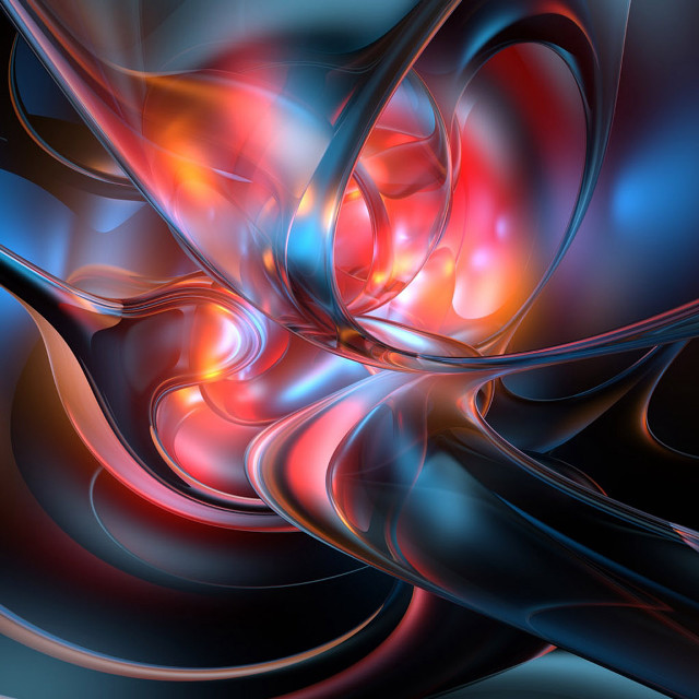 Colorful swirl design red blue free wallpaper - medium preview image