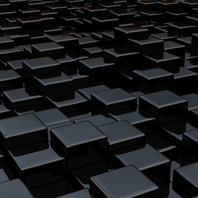 Black square objects room black #2 free wallpaper - medium preview image