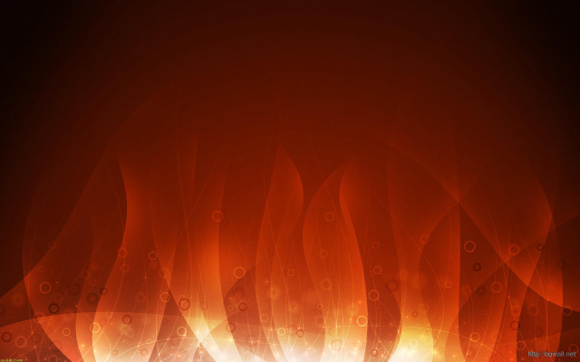 Red background fire water bubbles free wallpaper - medium preview image