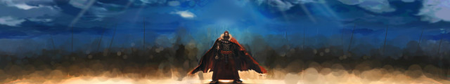 Man red cape blue sky free wallpaper - medium preview image
