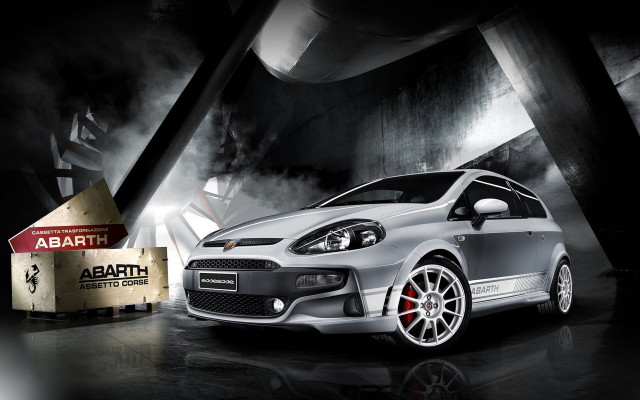 Silver car dark room smoke free wallpaper - medium preview image