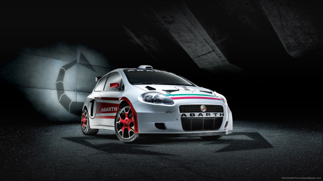 White car green red stripe free wallpaper - medium preview image