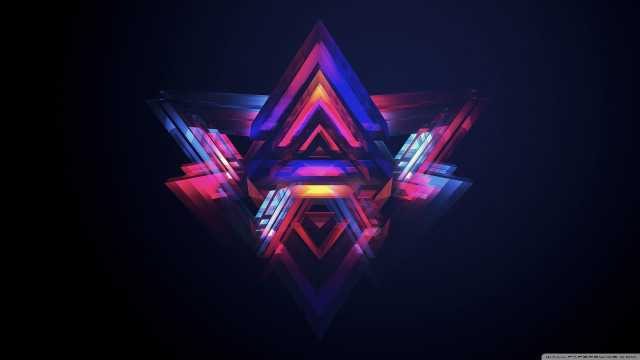 Colorful abstract design dark background #3 free wallpaper - medium preview image
