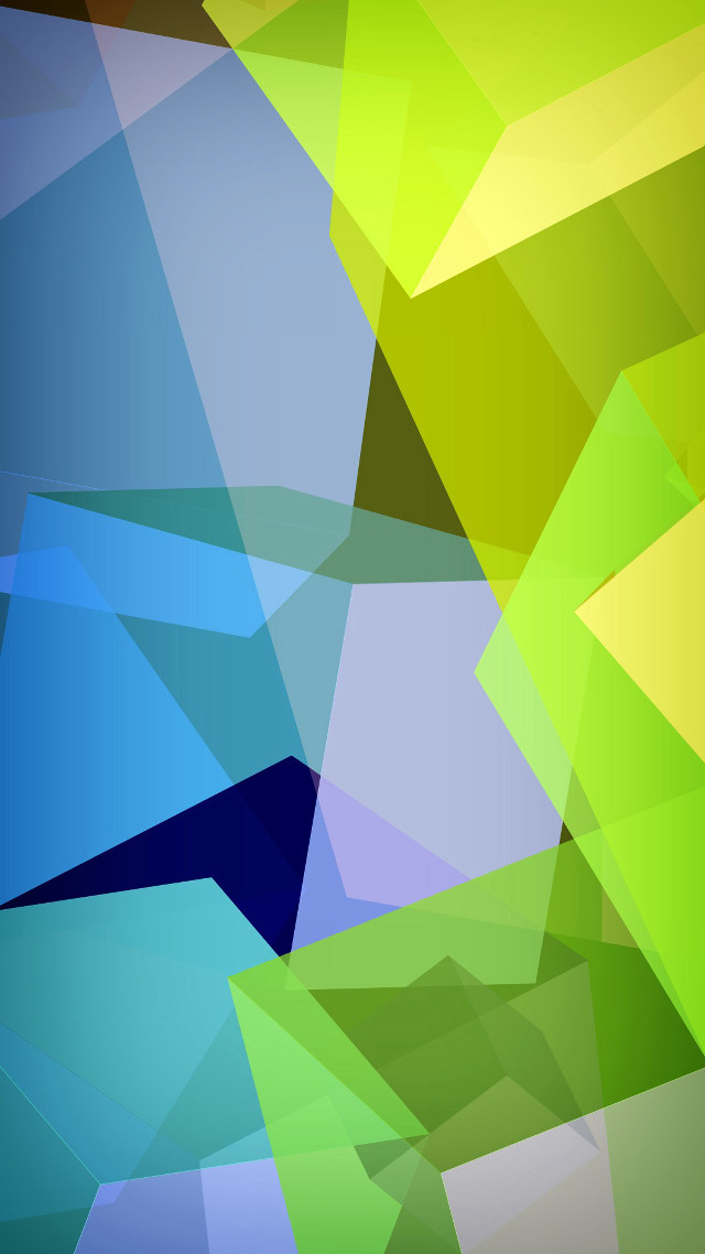 Colorful abstract geometric cubist triadic free wallpaper - medium preview image