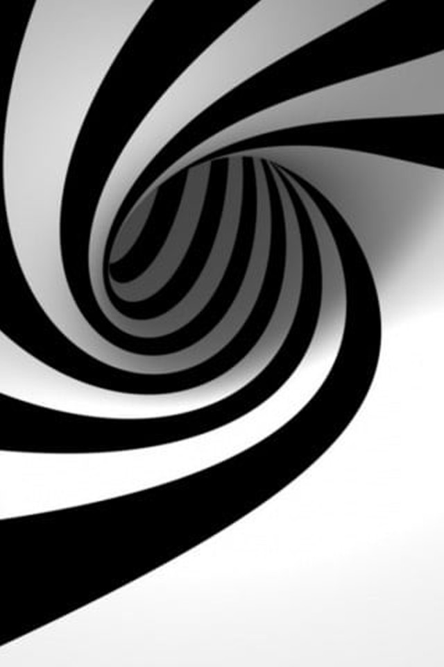 Black white spiral design background #3 free wallpaper - medium preview image