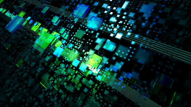 Colorful abstract background squares lines free wallpaper - medium preview image