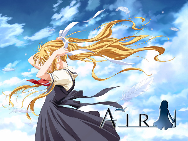 Woman sword sky clouds man free wallpaper - medium preview image